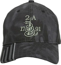 Gun 2A 1791 2nd Amendment  Gift New Embroidered One Size Fits All Baseball Hats