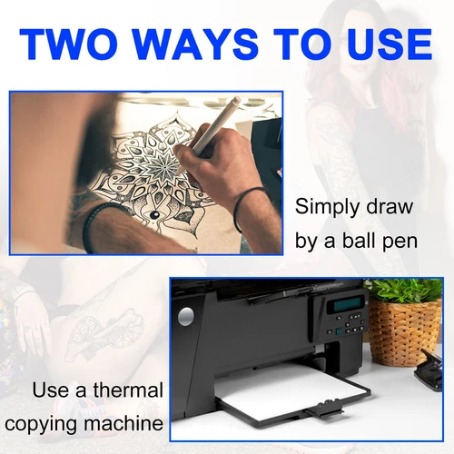 Tattoo Transfer Paper Stencil Carbon Thermal Tracing Hectograph A4 Wholesale - Picture 2 of 12