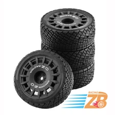 4Pcs For 1/10 Rally RC Off Road Car Soft Rubber Tires RC HSP HPI PP0189 Set