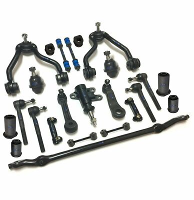 24 New Pc Control Arms Center Link Tie Rod Kit for Escalade K1500 Suburban Yukon