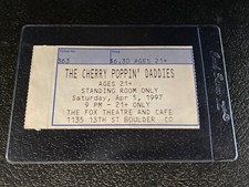 Cherry Poppin Daddies Ticket Stub April 5 1997 Fox Theatre Concert Boulder CO