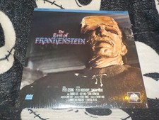 The Evil of Frankenstein Laserdisc LD Open Shrink Peter Cushing Free Ship 50
