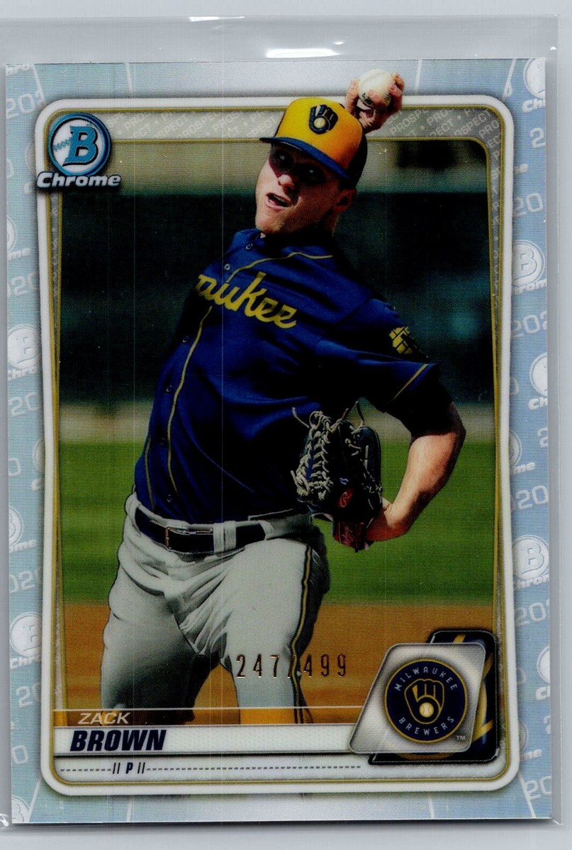 2020 Bowman Chrome Prospects Refractor /499 Zack Brown #BCP-34 | eBay