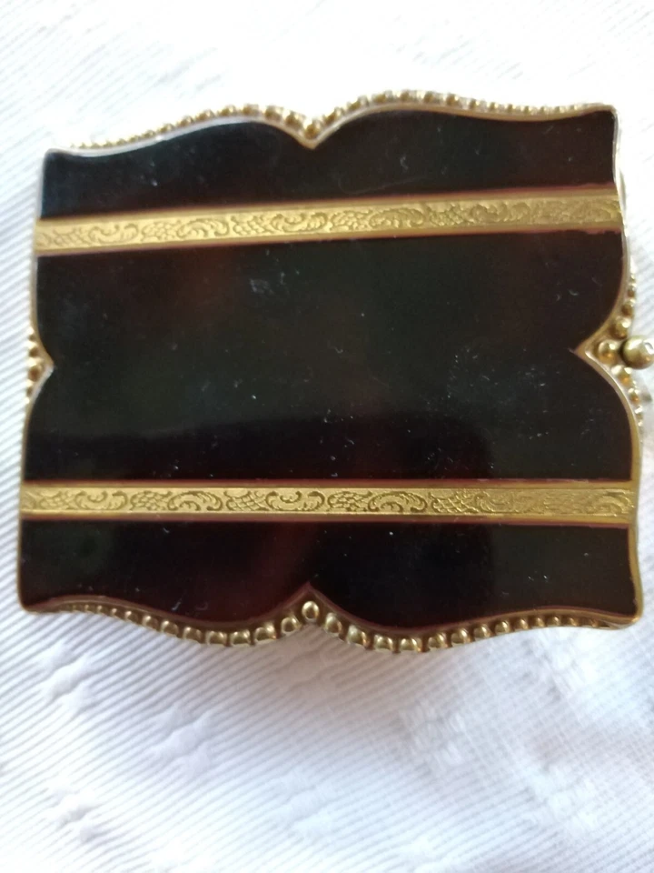 Magnifique Ancien Poudrier - Photo 2/4