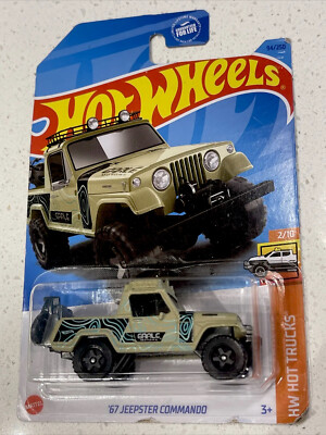 Hot Wheels  67 Jeepster Commando Die-cast Car Collectible Earle Motors Hot Truck