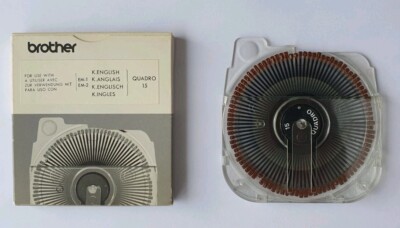 Brother Roue marguerite / Daisy wheel Quadro 15 - English - NOS