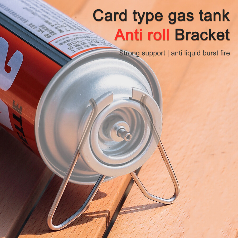 Gas Bottle Stand Rust Proof Gas Cylinder Holder Fuel Canister Stand for