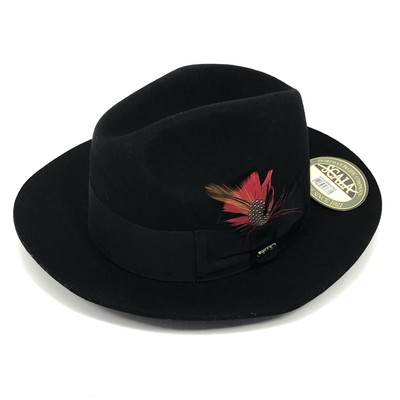 Scala Classico Fedora Hat Black w 