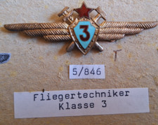 UdSSR Russland CCCP Russia Fliegertechniker Klasse 3 RAR Orden Luftwaffe Spange