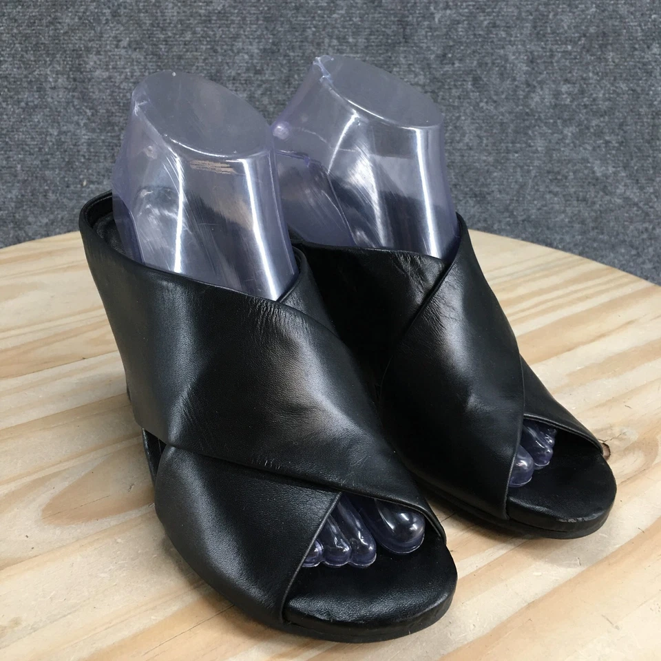 Sandalias Reaction Kenneth Cole para mujer 8,5 M Ira Move correa cruzada cuña deslizable negras Foto 3 de 4