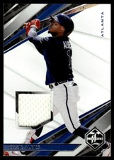 2022 Panini Chronicles Limited Swatches Red Ozzie Albies Atlanta Braves #LS-OZ