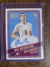 Balsa Koprivica 2021 Onyx Vintage Autograph💥!  /50