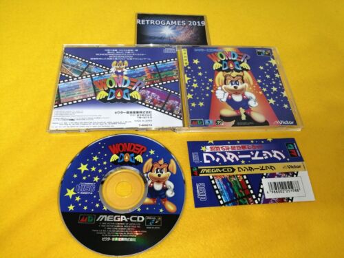 WONDER DOG SEGA MEGA CD MEGADRIVE SPINE CARD - Picture 2 of 4
