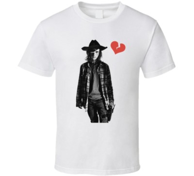 Carl Grimes Heartbreak The Walking Dead T-Shirt Chandler Riggs