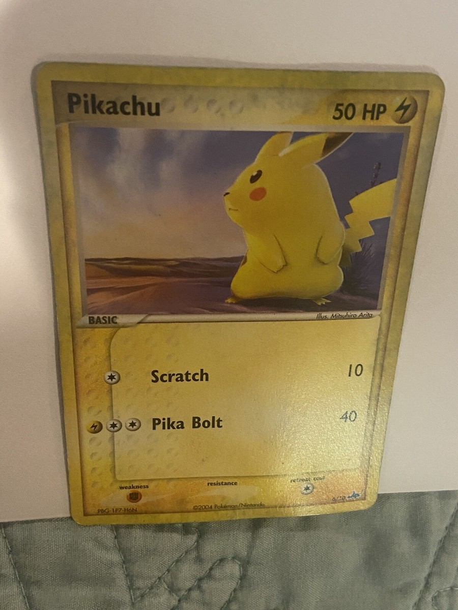 Pikachu HP 50 6/10 PBG-1P7-H6N | eBay