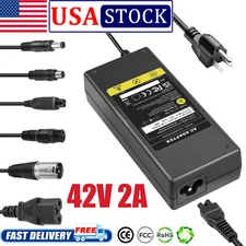 42V 2A Fast Charger 3-Prong for 36v Li-ion Battery Electric Scooter Skateboard