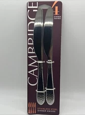 CAMBRIGE MORIAH MIRROR 4pc DINNER Knives Stainless Steel New