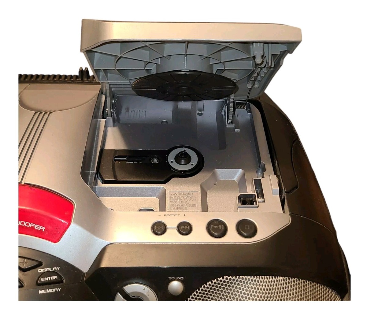 Sony Xplod CFD-G505 Big Bass Boombox CD Radio Cassette No Antenna