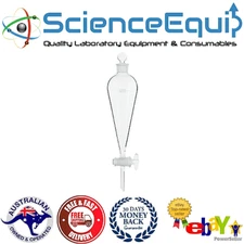 Separatory Funnel Separating Distillation Oil Separation PTFE Stopcock  - 3000ml