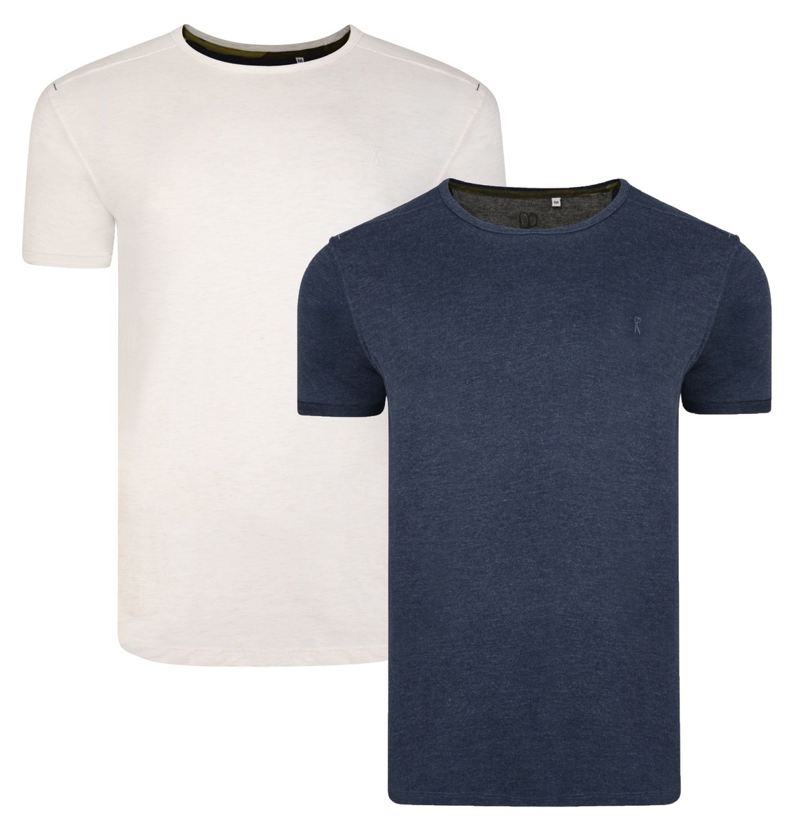 Ringspun Mens T-Shirt Plain Burn Cotton Plain Jersey Tee Top