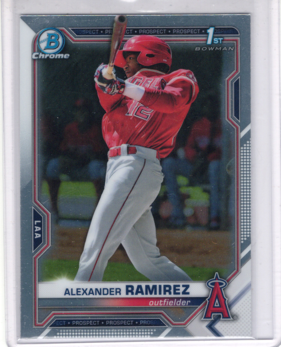 2021 Bowman 1st - Chrome Prospects Alexander Ramirez #BCP-145