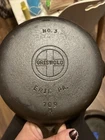 Griswold #3 Erie Pa cast iron skillet 709 H