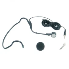 Cardioid Dynamic Headset Microphone  5m Cable 3.5mm 6.35mm Connector