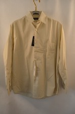 Arrow Men's Size 16 34/35 Beige Dress Shirt. NWT Cotton Blend