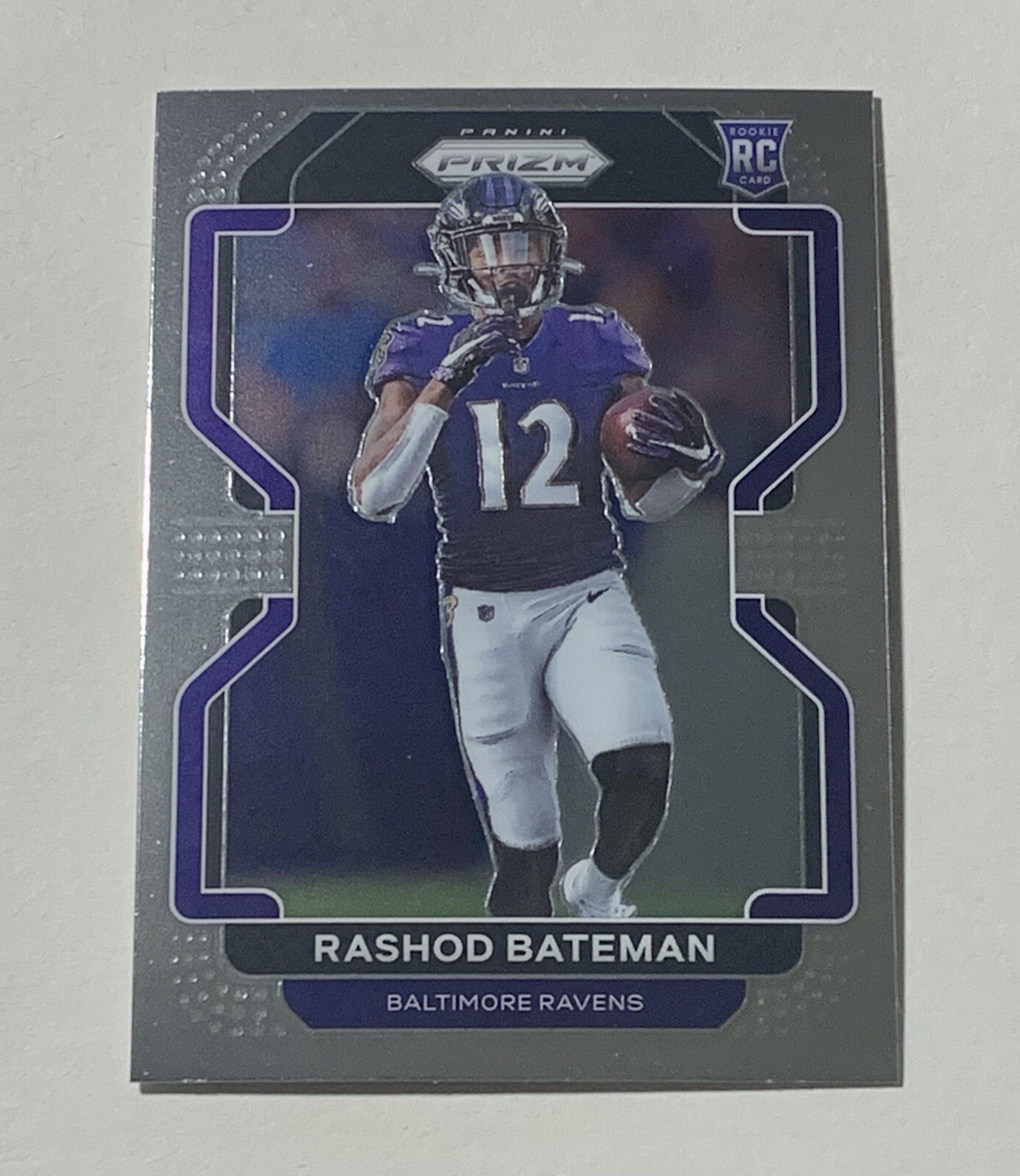 2021 Panini Prizm Rashod Bateman RC #340 Baltimore Ravens