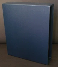 High Quality Deluxe Archival BLUE Slipcase For Supersafe Binder Safe Protection 