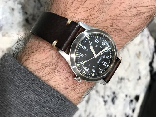 Benrus MIL-W-46374 Men's Black Watch - 46374 for sale online | eBay
