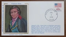 U.S - 1976 - COMMON SENSE - COLORANO SILK CACHET FDC VF  - #87