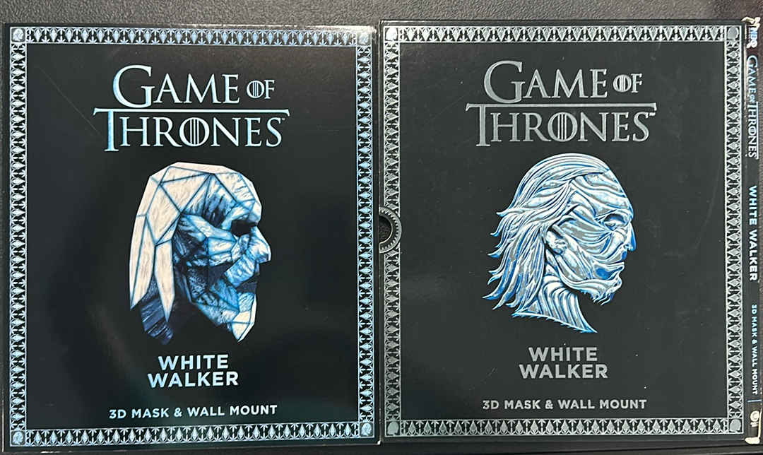 Game of Thrones White Walker 3D Mask & Wall Mount New Sealed-image
