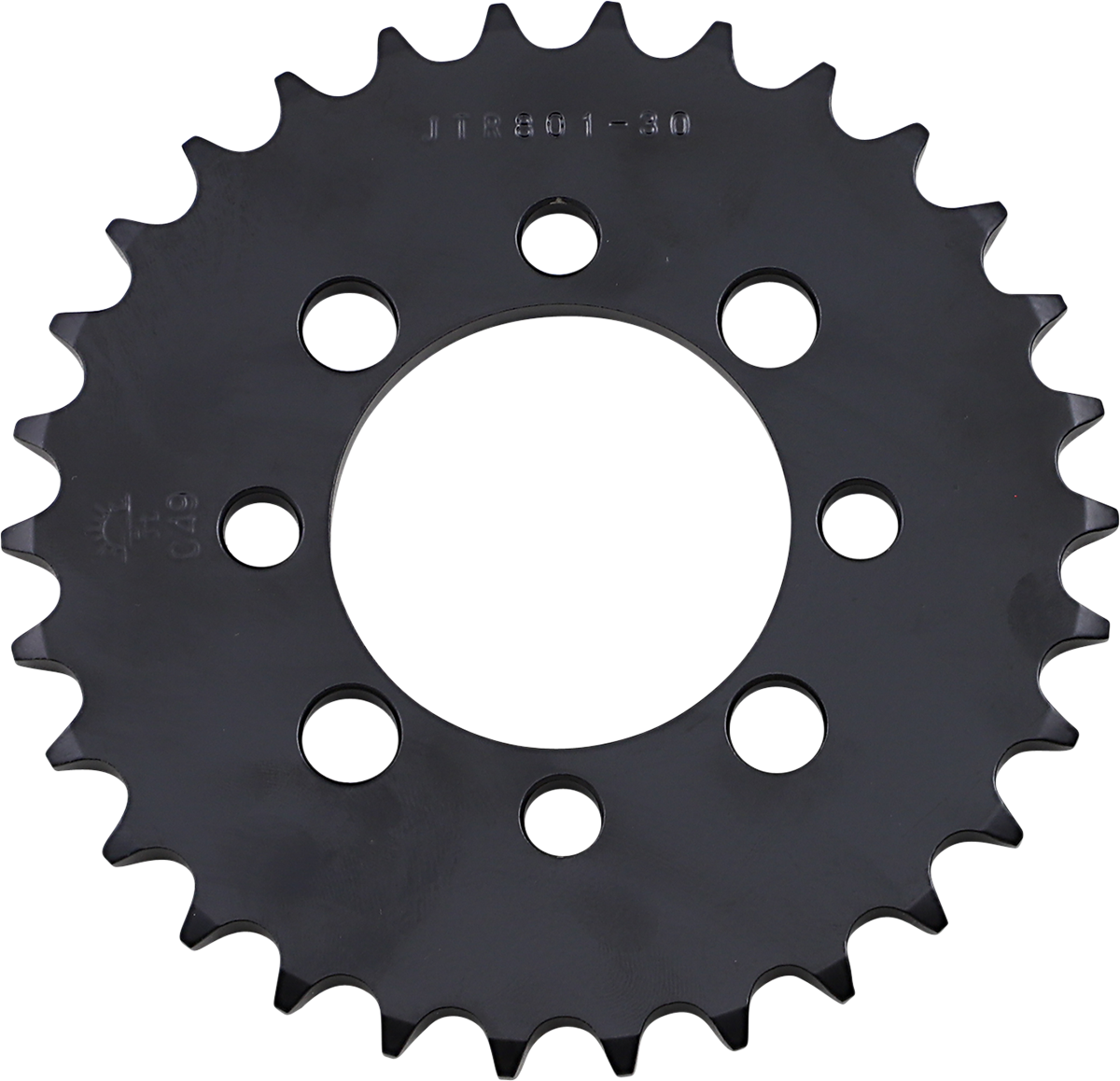 JT Steel Rear Sprocket 30T Black fits Kawasaki Z125 Pro 2017-2020