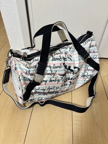 LeSportsac Gwen Stefani L.A.M.B 2way handbag shoulder bag White Multicolor