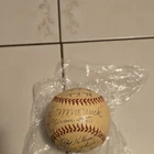 American League Autographed Baseball Connie Mack Multiple Signatures Original