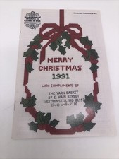 Merry Christmas 1991 Cross Stitch Designs By Gloria  Pat Promotional