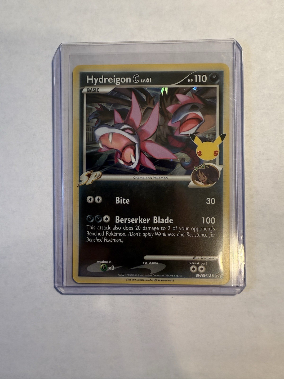 Hydreigon C - SWSH138 - Pokemon Promo Sword & Shield Ultra Rare Holo Card NM
