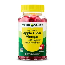 Spring Valley Dietary Supplement Gummies Apple Cider Vinegar 500 mg 60 Count
