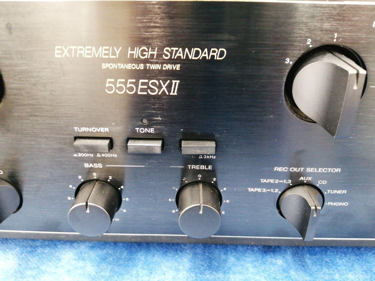 SONY TA-F555ESⅡ SONY TA-F555ESXII Integrated Amplifier USED Tested Black