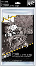 Resealable Current Size Comic Bags 2 Mil Clear Polypropylene Comic Book Sleeve