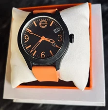ESQ by Movado One Series – Black & Orange – Unworn – Original Box
