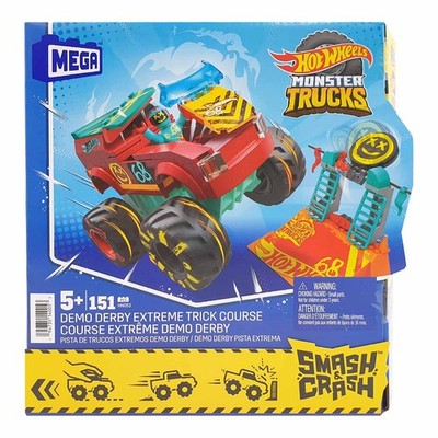 MEGA Hot Wheels Monster Trucks Demo Derby Extreme Stunt-Set