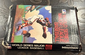 World Series Major League Intellivision ECS 1983 1st Mattel Edition RARE HTF CIB