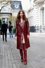 Custom Tailored Leather Coat Women ZENDAYA Trend 2023 Lambskin Made to Me