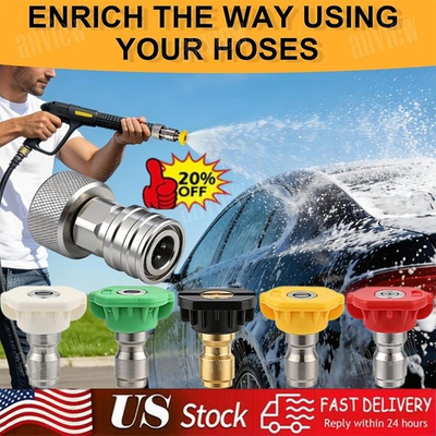 #ad #ad Garden Hose to Pressure Washer Adapter 3 4quot; GHT to 1 4quot; Quick Connect Stainl... $18.04