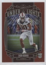 2021 Panini Legacy Under the Lights Ruby 10/50 Chuba Hubbard #UL-CH 0a6