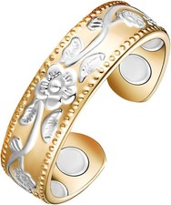 Copper Magnetic Ring for Women Men 100 Solid Pure Copper Adjustable with Jewelr