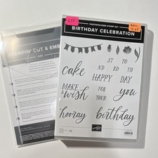 Stampin' Up Birthday Celebration Stamp Set Dies Birthday Theme 164592
