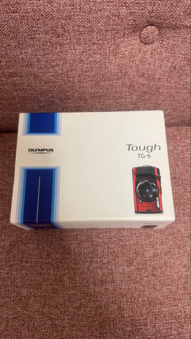 Olympus Tough TG-6 レッド Olympus Tough TG-6 Adventure-Ready Compact Camera - Red, 12MP, 4x